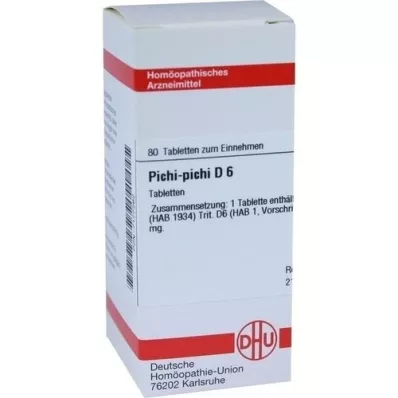 PICHI-pichi D 6 tabletės, 80 vnt
