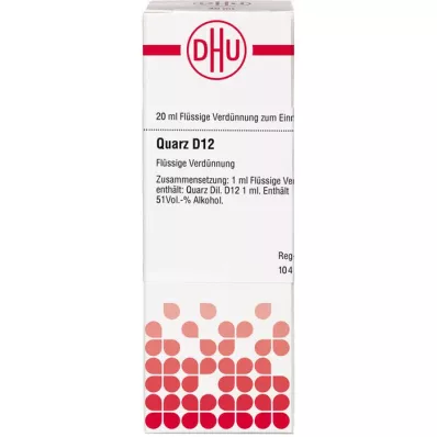 QUARZ D 12 skiedinys, 20 ml