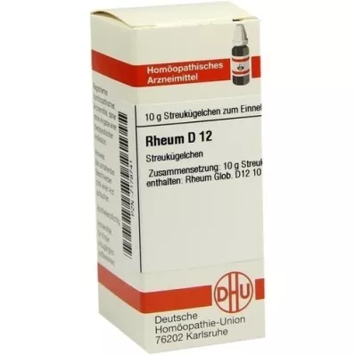 RHEUM D 12 rutuliukų, 10 g