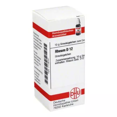RHEUM D 12 rutuliukų, 10 g