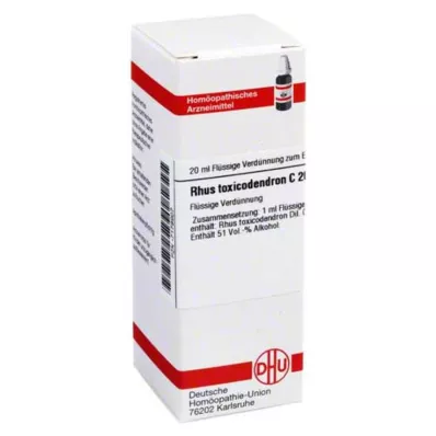 DHU Rhus toxicodendron C 200 skiedimas, 20 ml DHU Rhus toxicodendron C 200 skiedimas, 20 ml