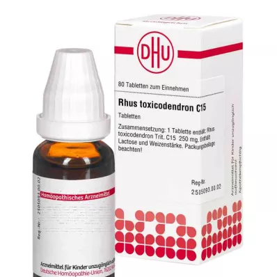 Rhus Tox.C15 tabletės (80 vnt.)