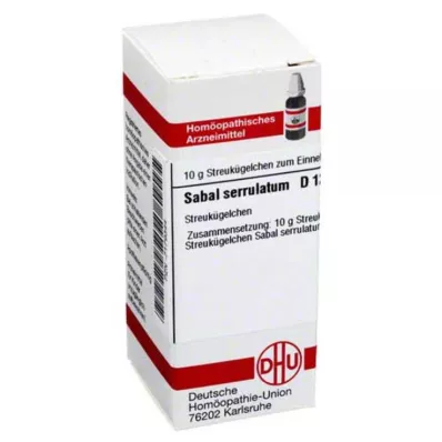 SABAL SERRULATUM D 12 rutuliukų, 10 g