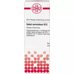 SABAL SERRULATUM D 12 skiedinys, 20 ml