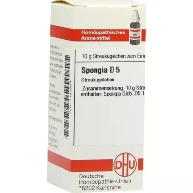 SPONGIA D 5 rutuliukai, 10 g