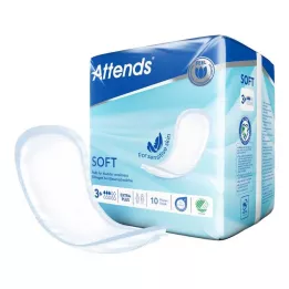 ATTENDS Minkšti 3+ extra plus, 10 vnt