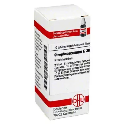 STREPTOCOCCINUM C 30 rutuliukų, 10 g