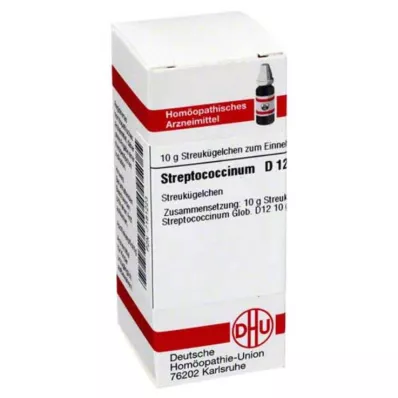 STREPTOCOCCINUM D 12 rutuliukų, 10 g