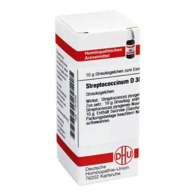 STREPTOCOCCINUM D 30 rutuliukų, 10 g