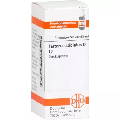 TARTARUS STIBIATUS D 10 rutuliukų, 10 g TARTARUS STIBIATUS D 10 rutuliukų, 10 g