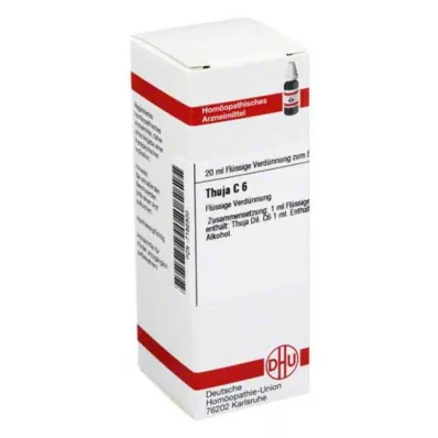 THUJA C 6 skiedinys, 20 ml THUJA C 6 skiedinys, 20 ml