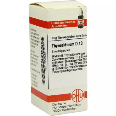 THYREOIDINUM D 10 rutuliukų, 10 g