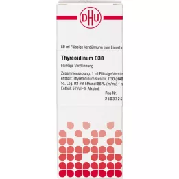 THYREOIDINUM D 30 skiedinys, 50 ml