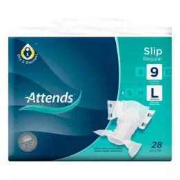 ATTENDS Slip Regular 9 L, 28 vnt