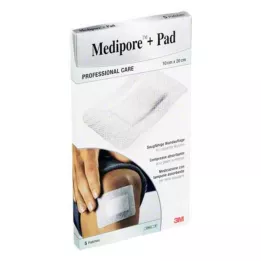 Medipore + Pad 3M 10x20cm 3570NP tinkas, 5 vnt