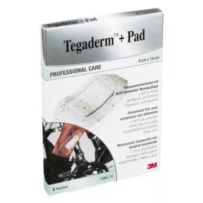 Tegaderm 3M Plus Pad 9x15cm tinkas 3589NP, 5 vnt