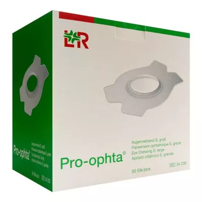PRO-OPHTA Akių tvarstis S didelis, 50 vnt