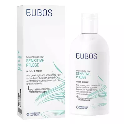 EUBOS SENSITIVE Dušas &amp; Kremas, 200 ml