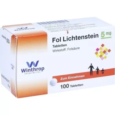 FOL Lichtenstein 5 mg tabletės, 100 vnt