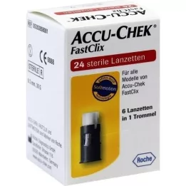 ACCU-CHEK FastClix lancetai, 24 vnt