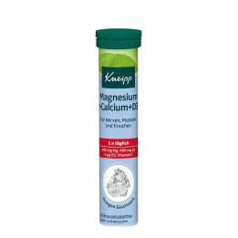 KNEIPP Magnio ir kalcio šnypščiančios tabletės, 20 kapsulių