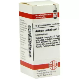 ACIDUM CARBOLICUM D 12 rutuliukų, 10 g