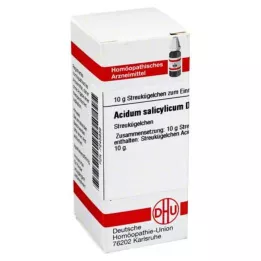 ACIDUM SALICYLICUM D 4 rutuliukai, 10 g