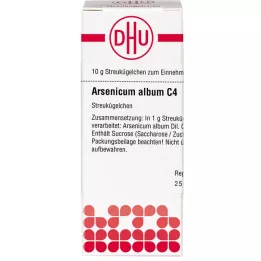 ARSENICUM ALBUM C 4 rutuliukai, 10 g