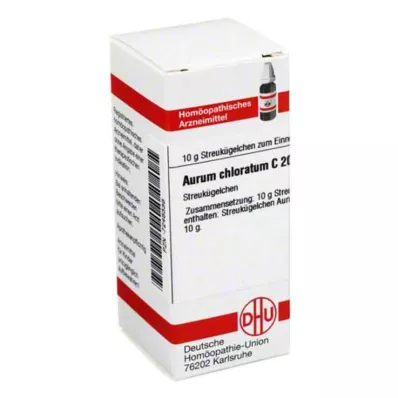 DHU Aurum chloratum C 200 rutuliukai, 10 g