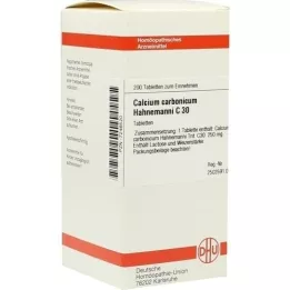 CALCIUM CARBONICUM Hahnemanni C 30 tablečių, 200 kapsulių