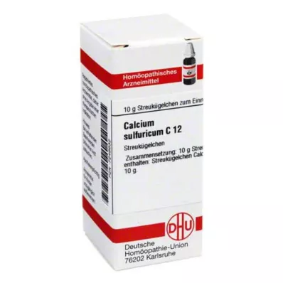 DHU Calcium sulfuricum C 12 rutuliukai, 10 g DHU Calcium sulfuricum C 12 rutuliukai, 10 g