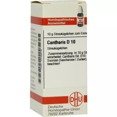 CANTHARIS D 10 rutuliukų, 10 g
