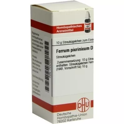 FERRUM PICRINICUM D 12 rutuliukų, 10 g