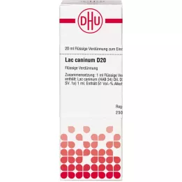 LAC CANINUM D 20 skiedinys, 20 ml