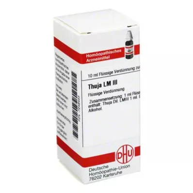 THUJA LM III Skiedimas, 10 ml THUJA LM III Skiedimas, 10 ml