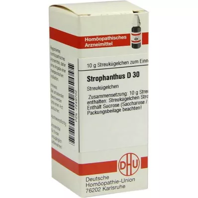 STROPHANTHUS D 30 rutuliukų, 10 g STROPHANTHUS D 30 rutuliukų, 10 g