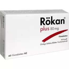 RÖKAN Plus 80 mg plėvele dengtos tabletės, 60 vnt