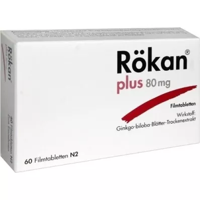 RÖKAN Plus 80 mg plėvele dengtos tabletės, 60 vnt
