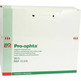 PRO-OPHTA Nesterilūs perforuoti kompresai, 50 vnt
