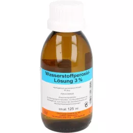 WASSERSTOFFPEROXID 3% Ph.Eur. tirpalas, 125 ml