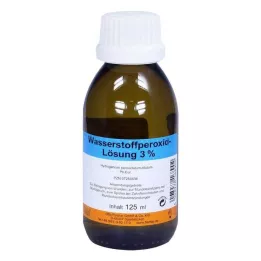 WASSERSTOFFPEROXID 3% Ph.Eur. tirpalas, 125 ml