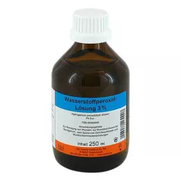 WASSERSTOFFPEROXID 3% Ph.Eur. tirpalas, 250 ml