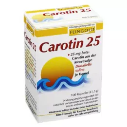 CAROTIN 25 Feingoldo kapsulės, 100 vnt