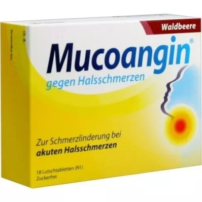 MUCOANGIN Miško uogų 20 mg pastilės, 18 vnt