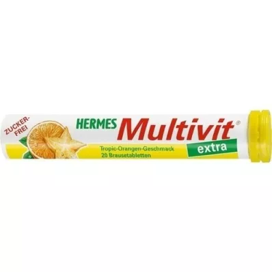 HERMES Multivit extra putojančios tabletės, 20 vnt