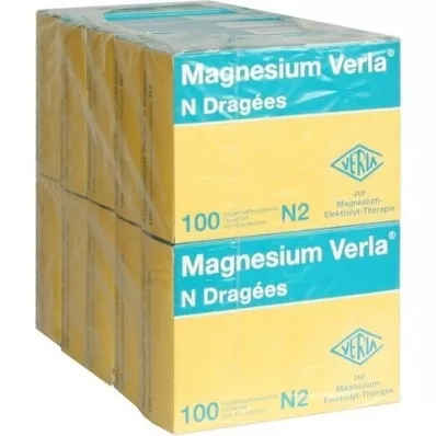 MAGNESIUM VERLA N Dengtos tabletės, 10X100 vnt