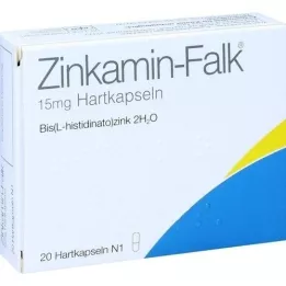 ZINKAMIN Falk 15 mg kietosios kapsulės, 20 vnt