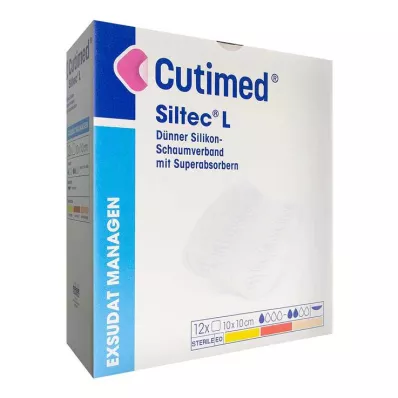 Cutimed Siltec L putplasčio padažas 10x10 cm dü.san.haf., 12 vnt Cutimed Siltec L putplasčio padažas 10x10 cm dü.san.haf., 12 vnt