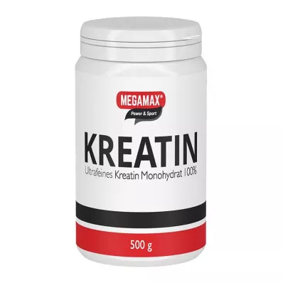 KREATIN MONOHYDRAT 100 % Megamax milteliai, 500 g