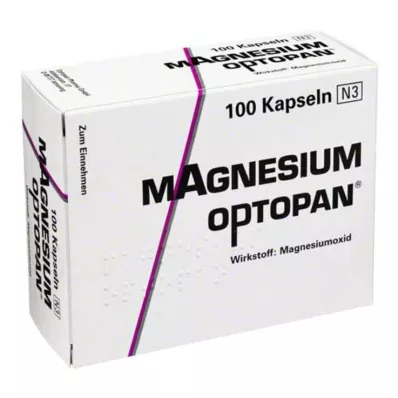 Magnesium Optopan kapsulės, 100 vnt